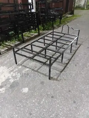 Steel single beds