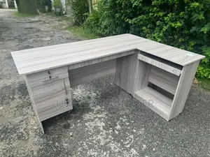 L Shape Office Table A/Ash 5.5x4ft