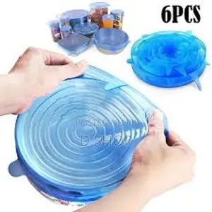 Silicone - Food Pan Lids Covers 6 pcs