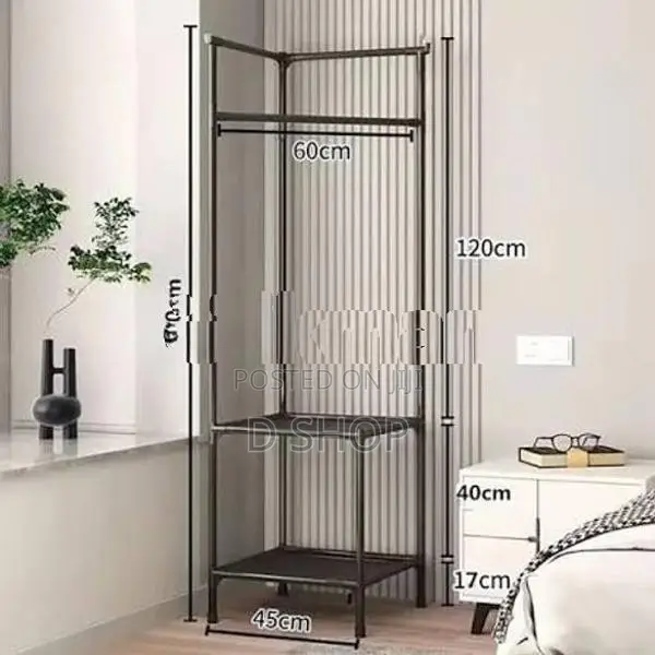Multi Function Corner - Coat Rack & Shoe Foldable 2 Layers