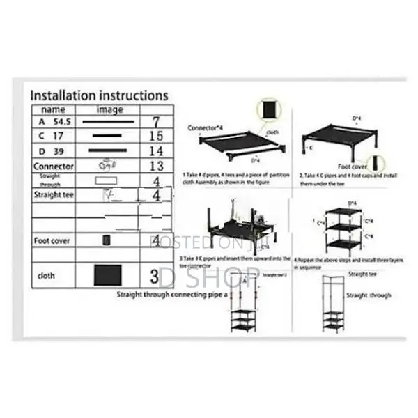 Multi Function Corner - Coat Rack & Shoe Foldable 2 Layers
