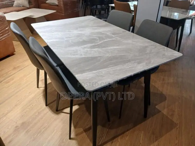 Luxury Sintered Stone Marble Table Set
