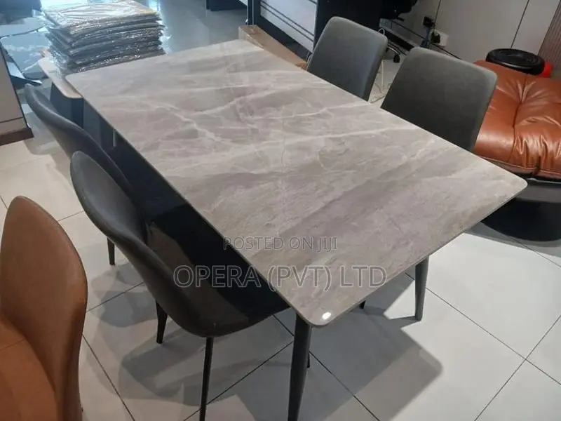 Luxury Sintered Stone Marble Table Set