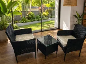Cane Design Plastic Outdoor Set