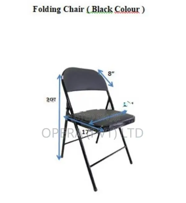 Folding Chairs Black n red