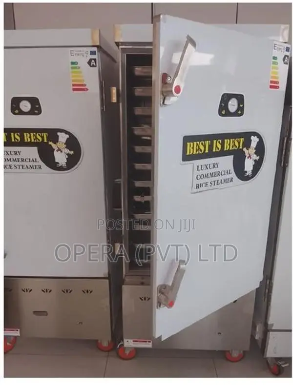 GAS rice steamer 45kg 12 trays උසස් තත්ත්වයේ නිෂ්පාදනයක්