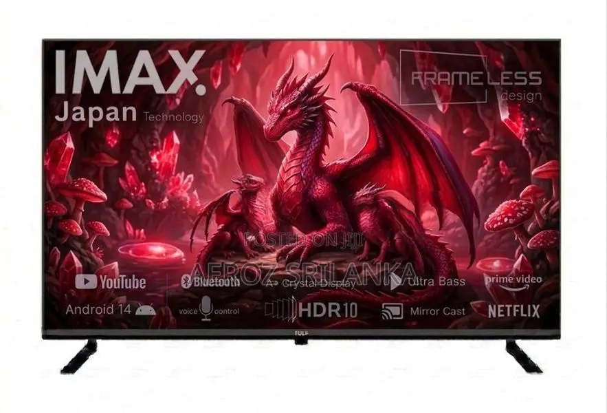 43 ''IMAX 4K QLED Smart Android 14 Bluetooth UHD TV