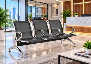 IMPANA OFFICE LOBBY VISITORS CHAIR BLACK &BLUE
