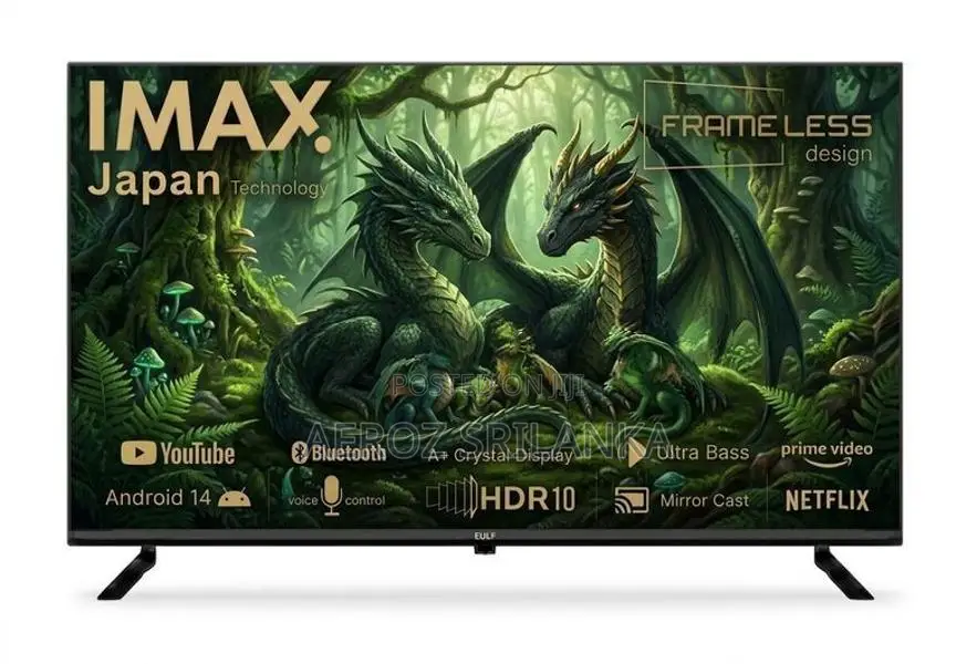 IMAX 43'' Japan 4K QLED Smart Bluetooth Ultra HD TV