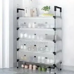 5 Layer Shoe Rack Lightweight Dust Shoes Storage Shelf