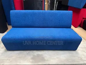 5ft Office Lobby Sofa Chair Blue