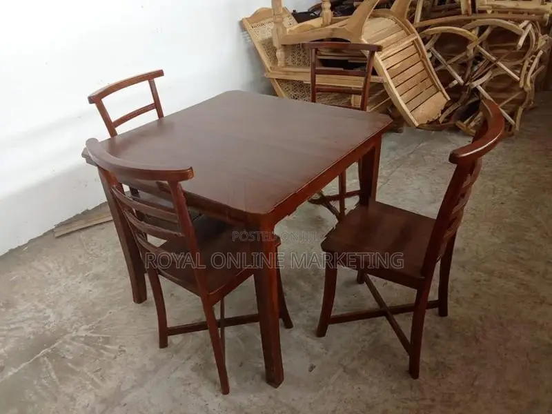 Teak Dinning Table with 4 Chairs (T-5)