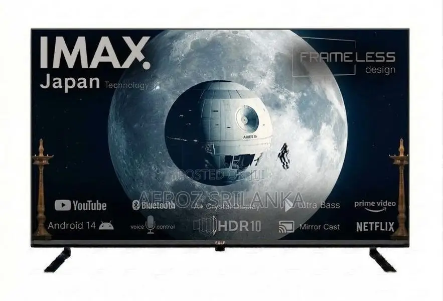 IMAX 43'' Japan 4K QLED Smart Bluetooth Ultra HD TV
