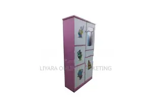 New pink and blue color Melamine baby cupboard @Glass