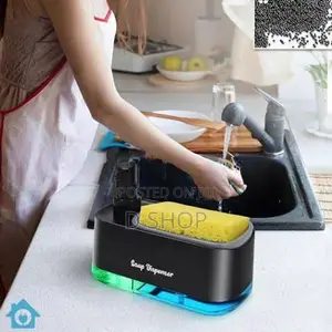 2 in 1 Soap Dispenser with sponge cleaner Caddy