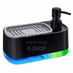 2 in 1 Soap Dispenser with sponge cleaner Caddy
