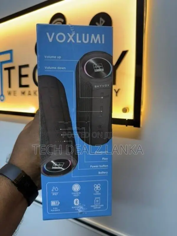 Skyvox Voxlumi Bluetooth Portable Speaker