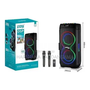 Winning Star 60W Party Box Speaker + Wireless Mic