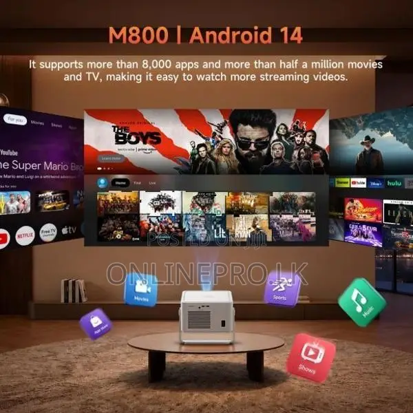 🎬Magcubic M800 – Smart Entertainment Made Easy