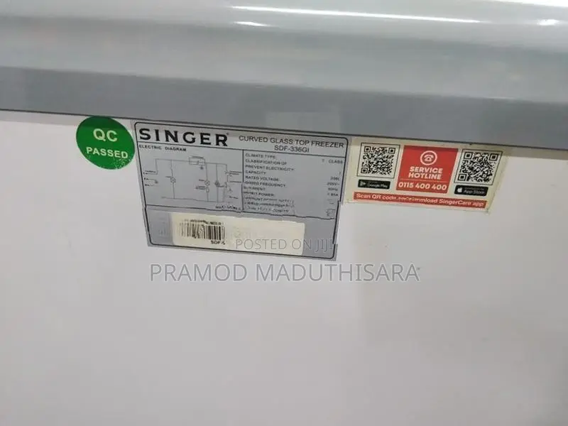 Singer Freezer