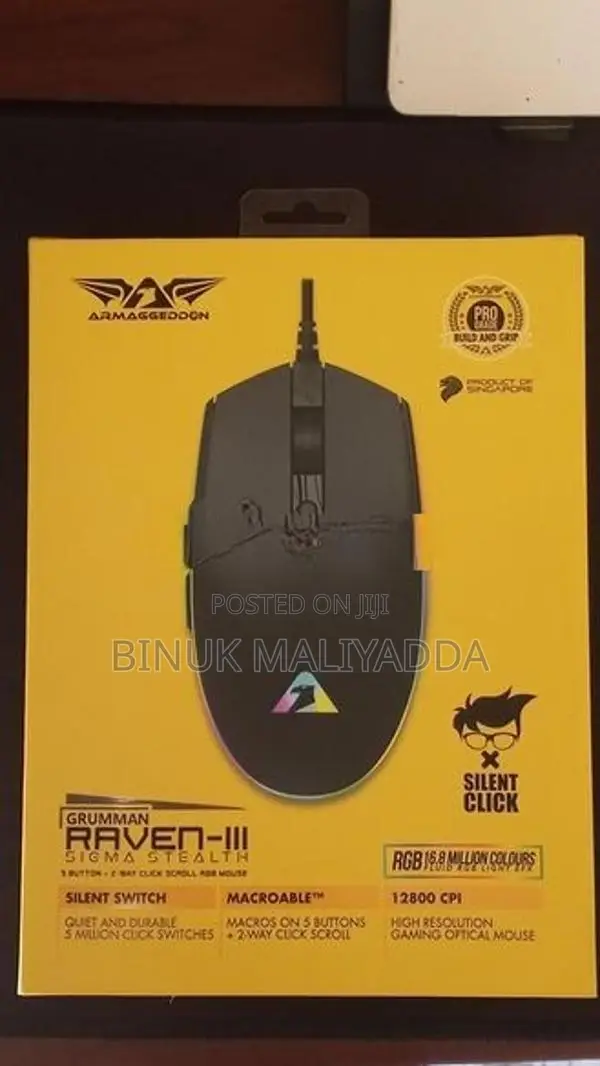 Armaggeddon Grumman Raven-Iii Sigma Stealth Gaming Mouse