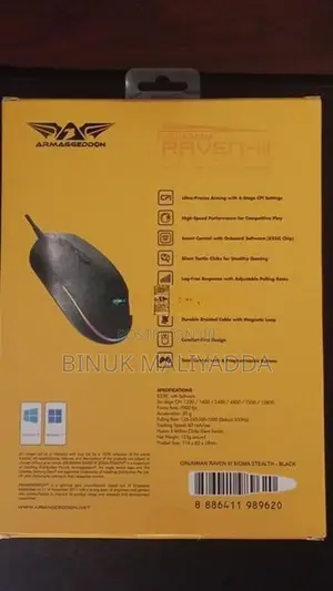 Armaggeddon Grumman Raven-Iii Sigma Stealth Gaming Mouse