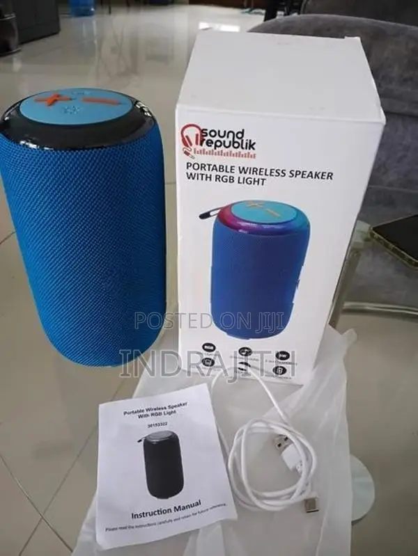 Portable Wireless Speaker With RGB Light