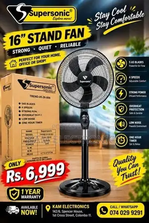Supersonic Stand Fan