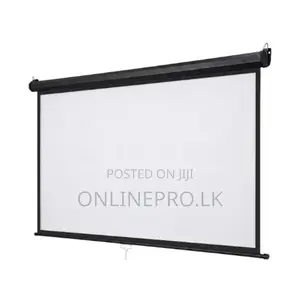 🎬 VEGA 6 Feet Fully Automatic Electric Projector Screen – 72-Inch
