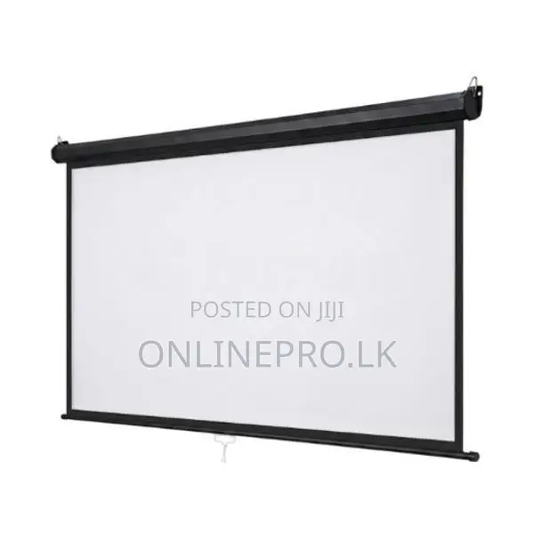 🎬 VEGA 6 Feet Fully Automatic Electric Projector Screen – 72-Inch