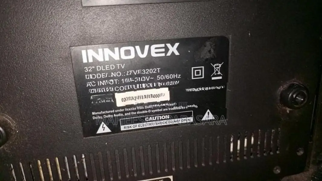 Innovex 32 Inch DLED Tv for Parts (Model: ITVE3202T)