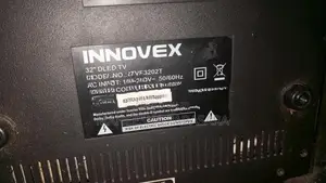 Innovex 32 Inch DLED Tv for Parts (Model: ITVE3202T)