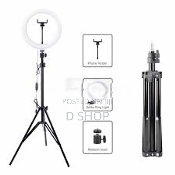 RGB Ring Light Tripod -Height 7' Feet Adjustable