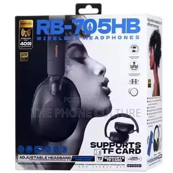 Remax Wireless Headphone RB-705HB