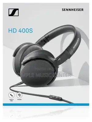 Sennheiser HD 400S Wired Closed-Back Over Ear Headphones