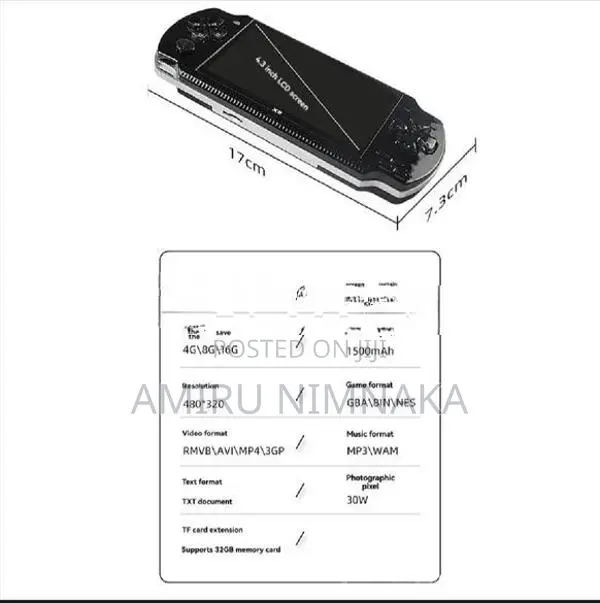 2025 X6 Handheld Game Console