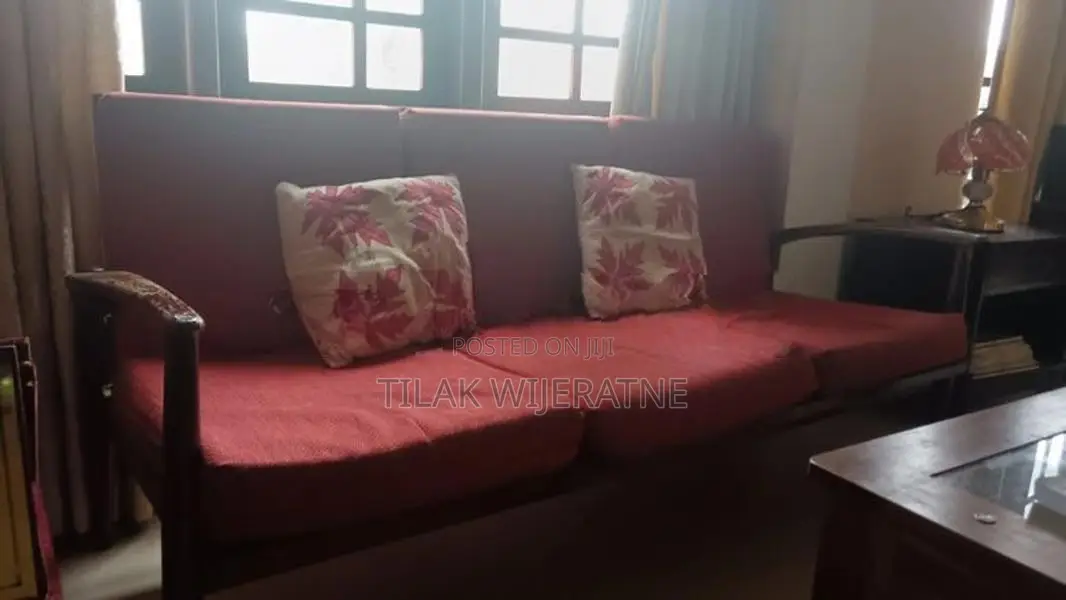 Traditional Wooden Sofa Set