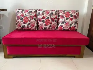 Teak Sofa with Cushions