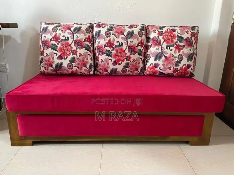 Teak Sofa with Cushions