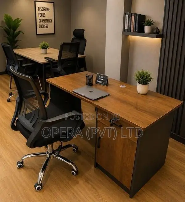 Office Table With Black Chair