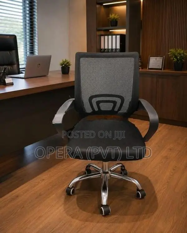 Office Table With Black Chair