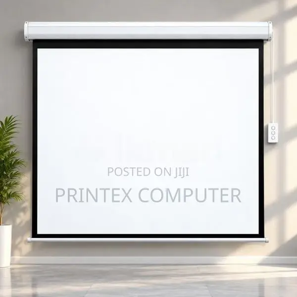Eco Plus Electric Projector Screen 8*8 SLJE240