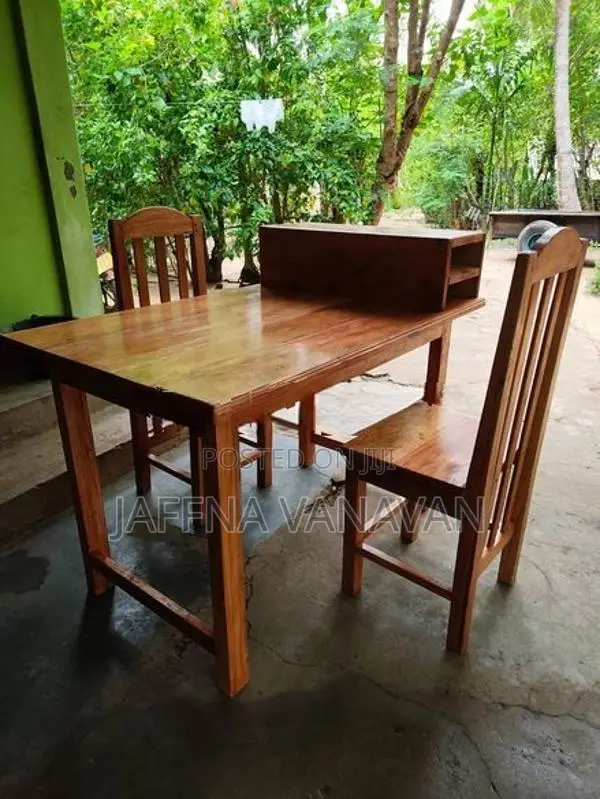Wooden Table With Chairs