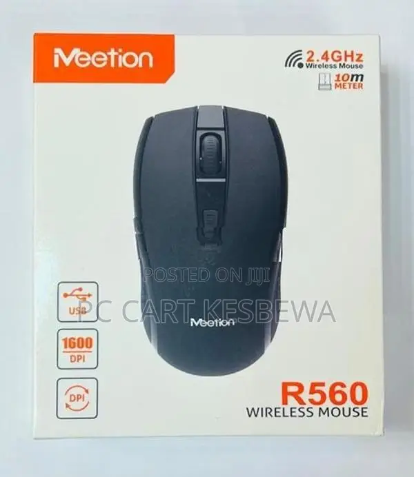 MEETION R560 Wireless Black Mouse