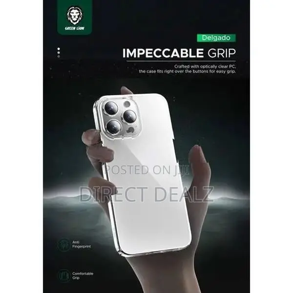 Green Lion Delgado PC Case for iPhone 15 Pro Max