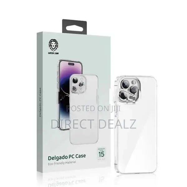 Green Lion Delgado PC Case for iPhone 15 Pro Max