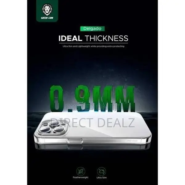 Green Lion Delgado PC Case for iPhone 15 Pro Max