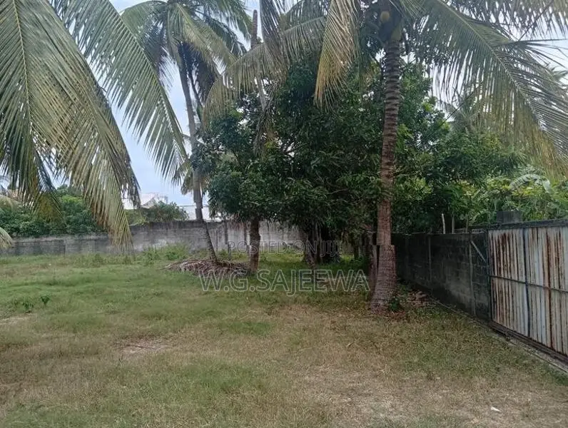 Main road facing lad with house for sale seeduwa town