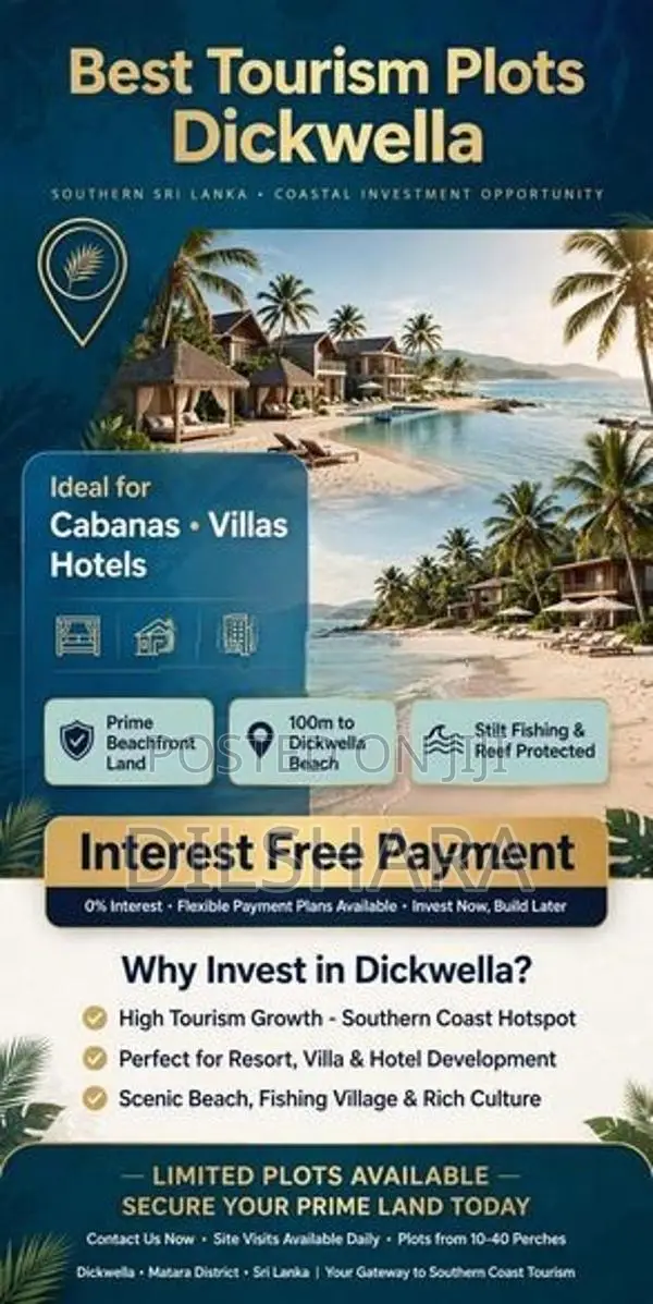 Land for sale in Dikwella