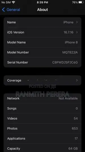Apple iPhone 8 (Used)